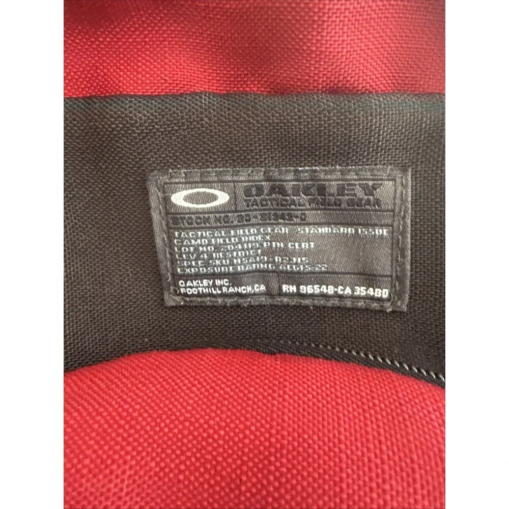 Oakley Kitchen Sink Backpack Red Black Tactical Bag Booksack Gorpcore Utility